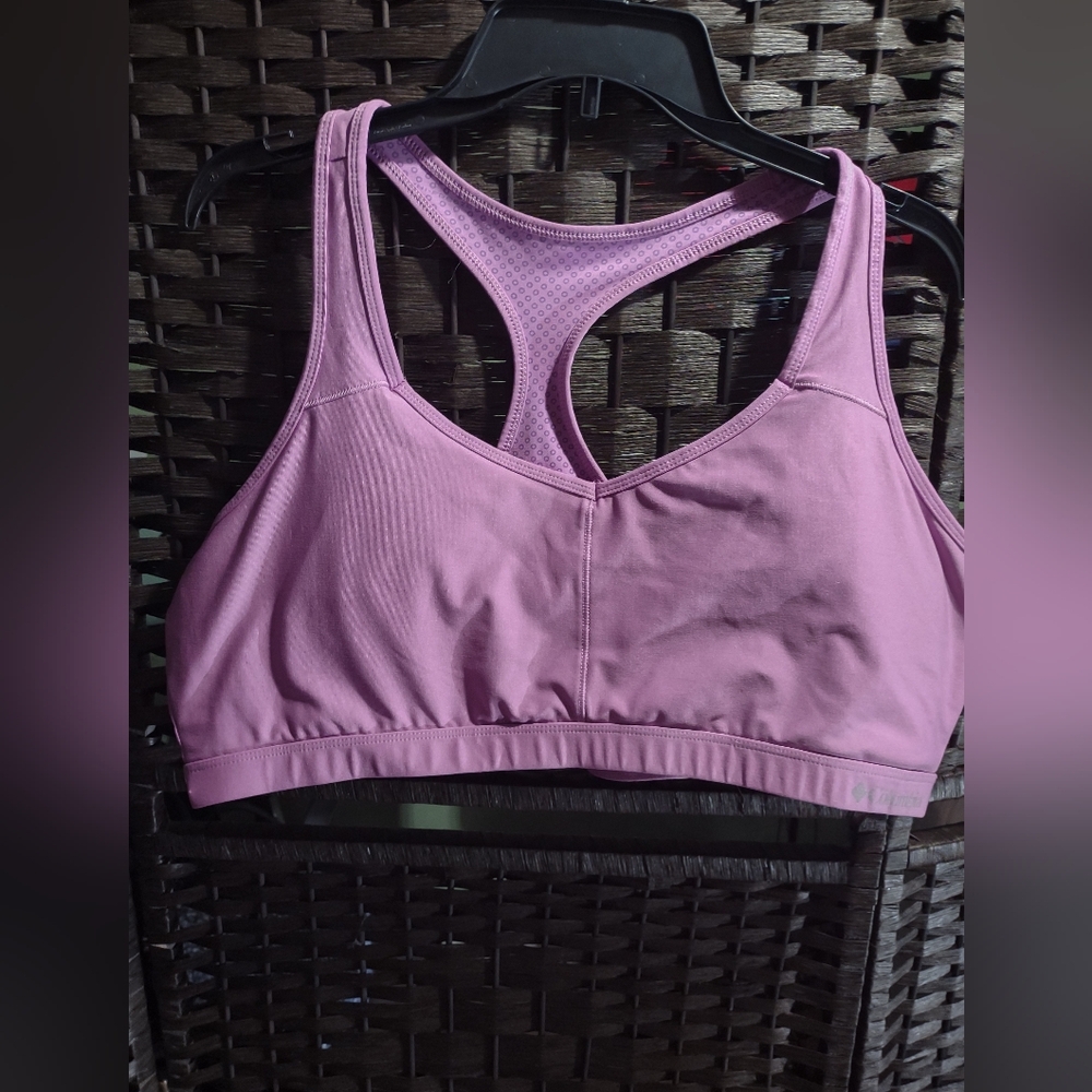 Columbia Women's XXL Racerback Sports Bra Fusia